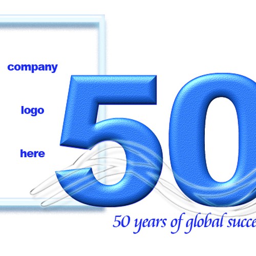 50th Anniversary Logo for Corporate Organisation Réalisé par grafixsphere