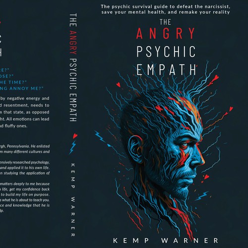 Non-traditional book cover combining the spirit and anger Design by iMAGIngarCh+