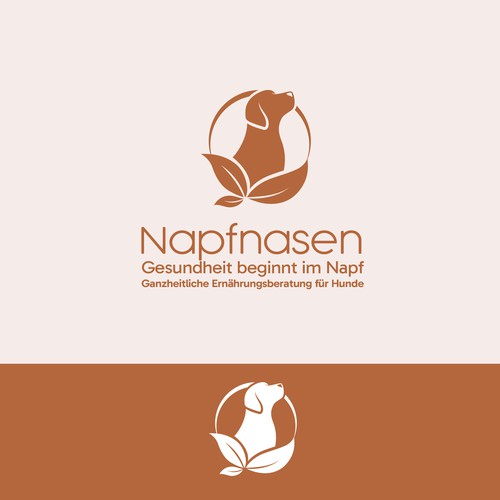 "Modern, minimalist logo for dog nutrition consulting" winning Logo & social media pack