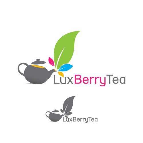 Create the next logo for LuxBerry Tea Diseño de una.design