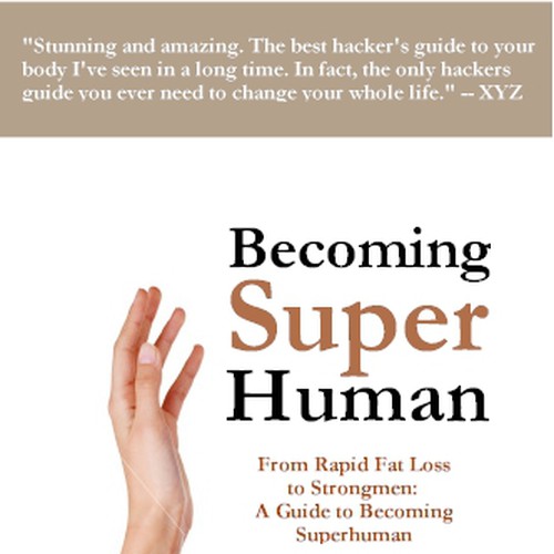 "Becoming Superhuman" Book Cover デザイン by JoachimS