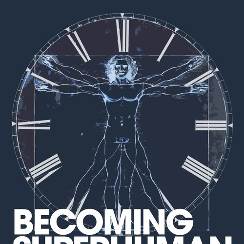 "Becoming Superhuman" Book Cover Design by David Armstrong