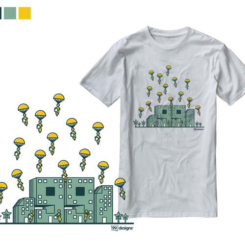 Create 99designs' Next Iconic Community T-shirt Design by cissy ( Qilart )