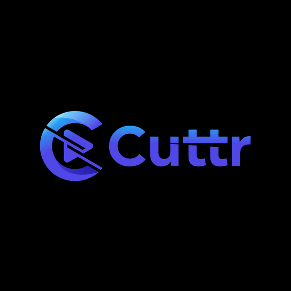 Design by adrian perdana titled "Cuttr, the ai platform logo"