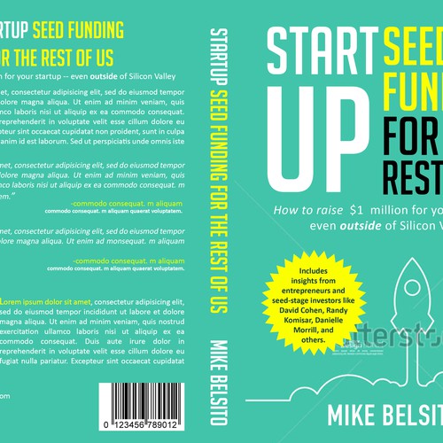 Create a vivid, compelling book cover for my upcoming book written for entrepreneurs. Design by praveen007