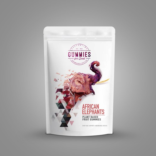 PACKAGE DESIGN: Plant Based Gummies for a Good Cause Design by sougatacreative
