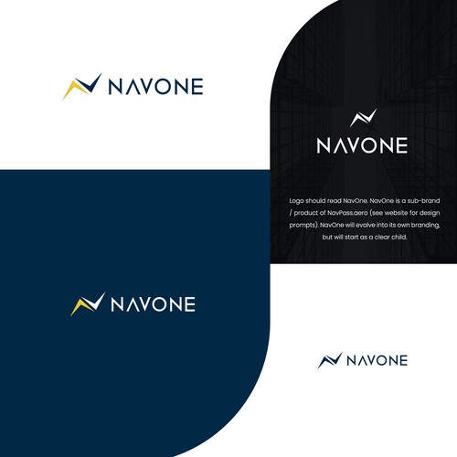 NavOne Logo - Sub Brand of NavPass.aero Design by Hassan Murtaza Jatoi