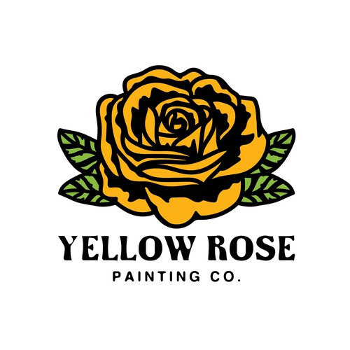 We need a yellow rose logo that conveys rugged sophistication! Design by lukmansatriyar