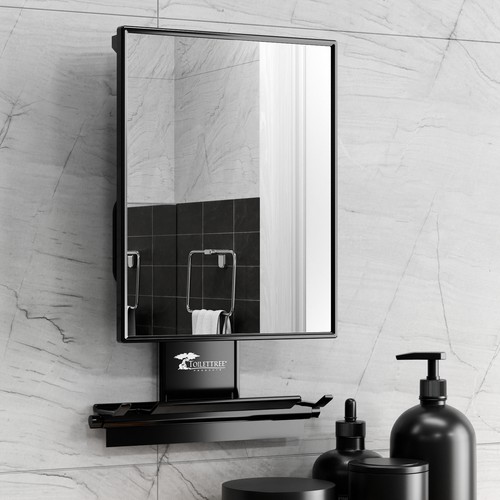 3D Rendering of Fogless Mirror in Shower/Lifestyle Environment (Fogless Mirror CAD file included!)) Design by Mobolaji_3D