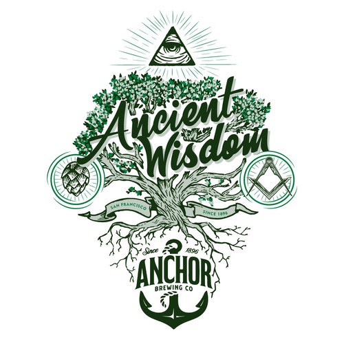 Fun project for America's oldest craft brewery, Anchor Brewing Co.! Design by MilosWorkshop