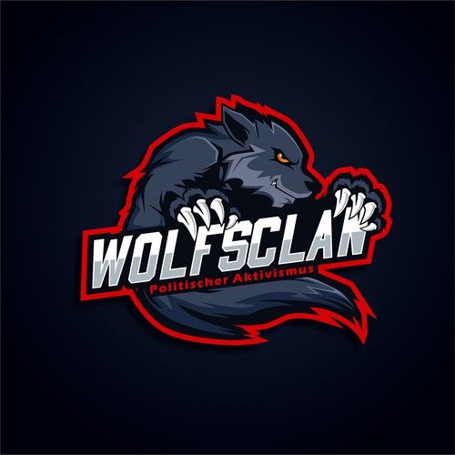 Wolf Mascot Logo for 