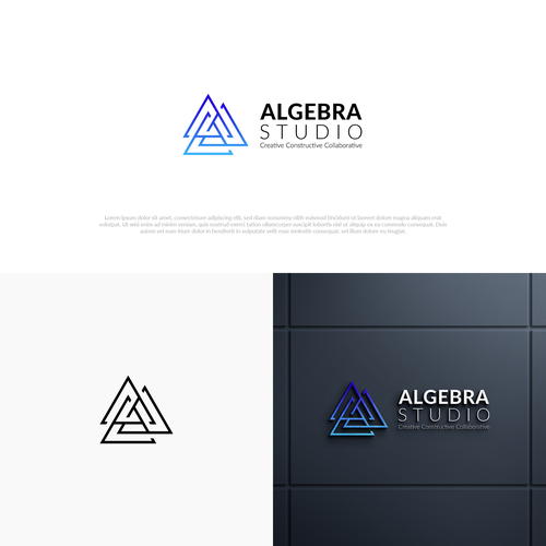 Fun math curriculum logo to appeal to teens Design by Agyahm°