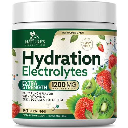 Hydration Electrolytes Design Needed for Nature's Nutrition Design by Black-Pepper