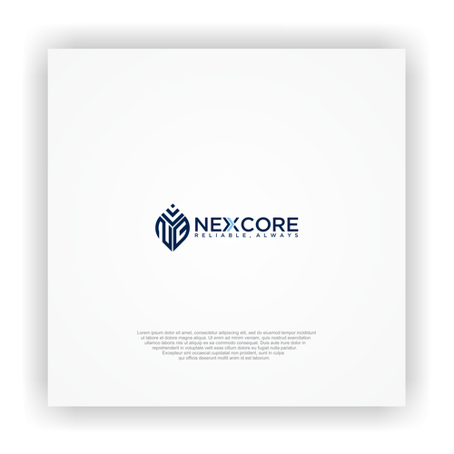Nexcore Logo Competition Design by Kohesi design