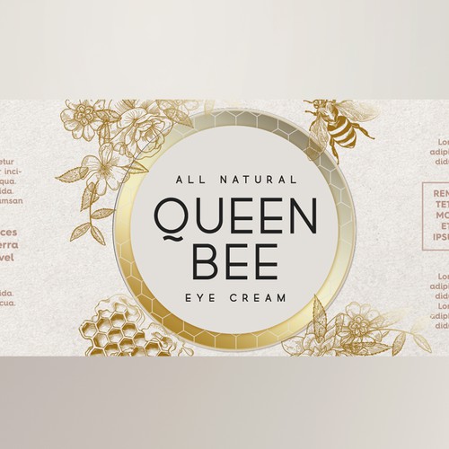 Queen Bee Label Contest Design by IleanaP