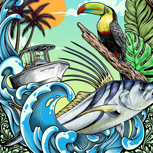 Design criado por BATHI com o nome "Villa Papagayo"