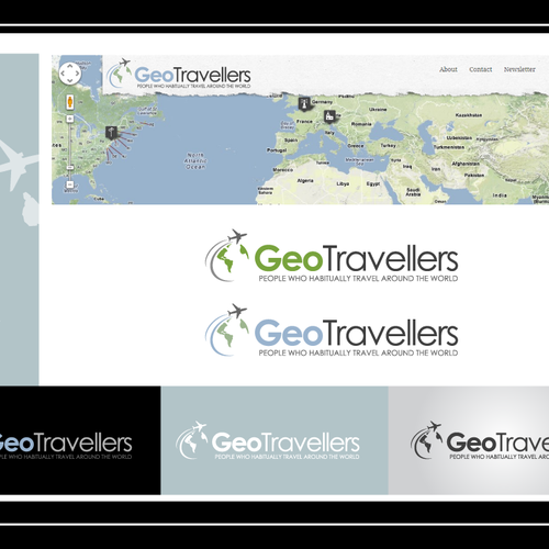 Create the next logo for www.GeoTravellers.com Réalisé par Mumung