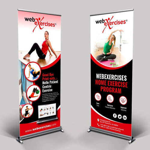 Design 2 Retractable Banners for Trade Show Display Signage contest