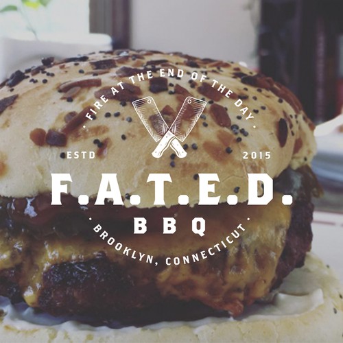 F.A.T.E.D. BBQ! Competition BBQ Team Logo NEEDED https://www.instagram.com/fated_bbq/-ontwerp door CBT