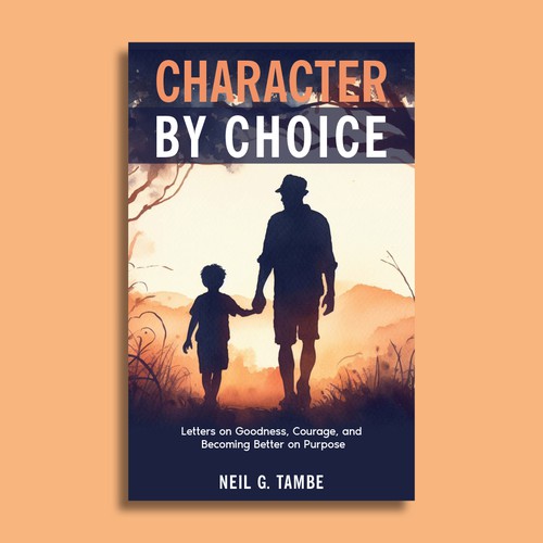 Cover for book of letters on goodness, courage, character Design by Creative Junejo