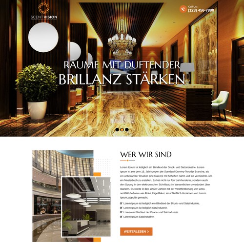 Landing page design contest entry by Atul-Arts