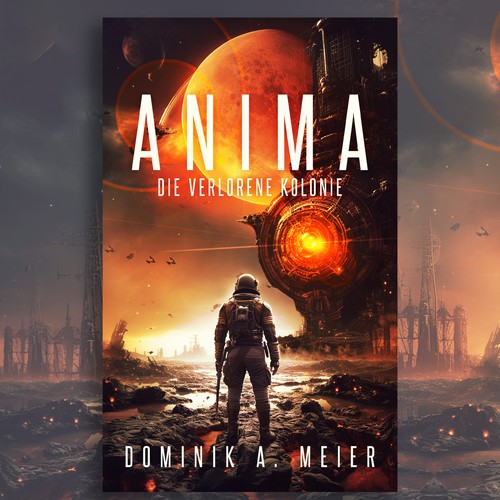 Sci-Fi Book Cover: Anima (Epic SF) Design by yonkaz C&C