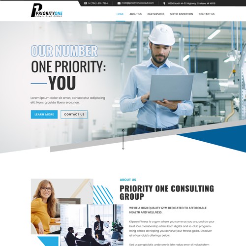 Design a simple and appealing consulting website Design by Webwooter™