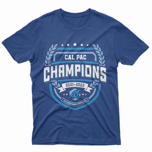 Cal Pac Champions T-Shirt, 2021-22 Design by -Diamond Head-