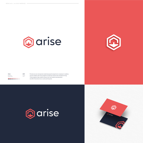 Design Arise - Rebranding (Brand Guide & Logo) di Senja1705