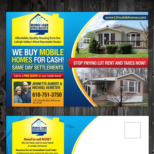 Mobile Loan Specialists needs a new postcard, flyer or print デザイン by charlim888