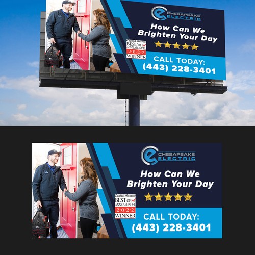 Chesapeake Electric Billboard Design by Graphics House