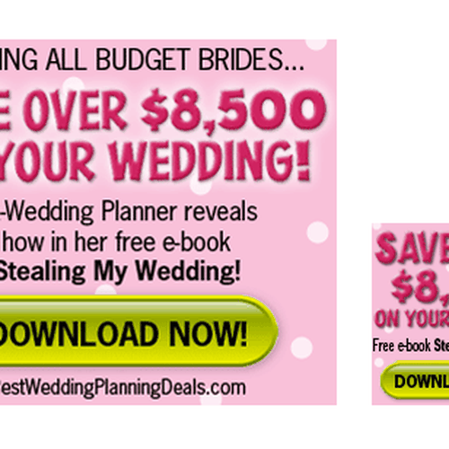 Steal My Wedding needs a new banner ad Ontwerp door RCharron