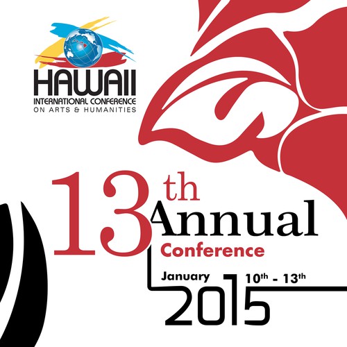 Hawaii Arts & Humanities Conference Program Cover! Design by CreativeDannyDesign