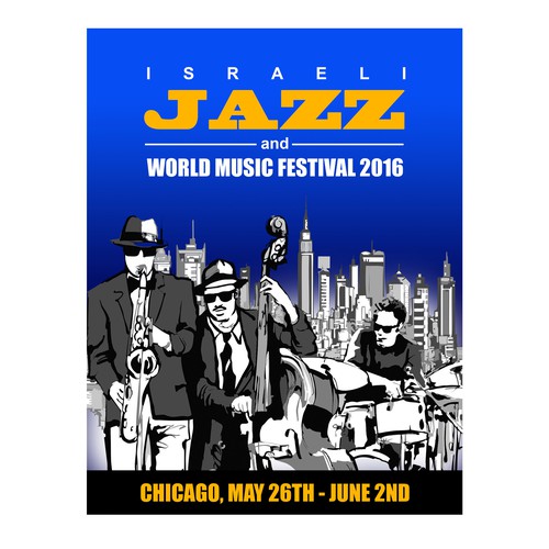 Israeli Jazz and World Music Festival デザイン by oedin_sarunai