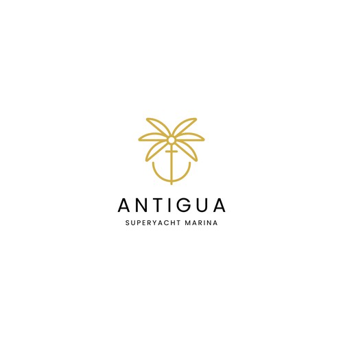Logo for Antigua Superyacht Marina Design by NITIPIA Std.
