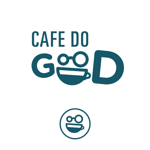 Design a dope logo for a cafe that does good Diseño de Andrés Sebastián