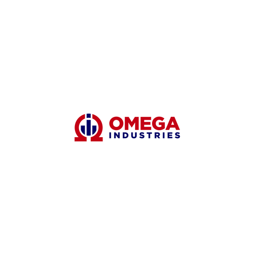 Create a powerful sophisticated logo for omega industries paint