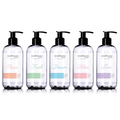 Wishberry & Co - Bath and Body Care Line Design by dewrah