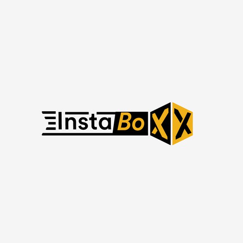 Instaboxx logo Design by LAYOUT.INC