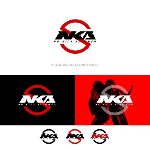 DJ Name Logo Needed for Marketing- NKA (No Kids Allowed) Design by chilibrand
