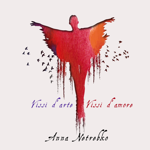 Illustrate a key visual to promote Anna Netrebko’s new album Design by ALOTTO
