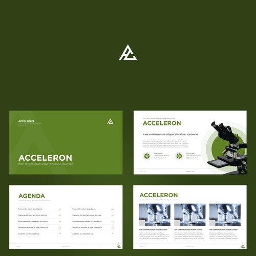 Modern impactful powerpoint template Design by BRILLION