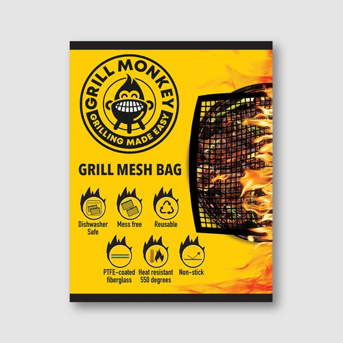 Flyer for grill product - marketing/sales Design réalisé par SONNIEWING