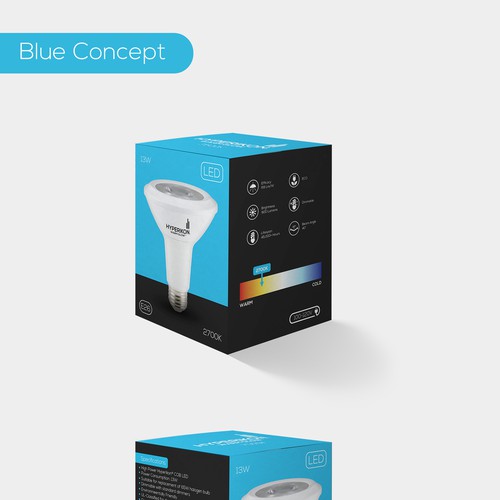 Packaging design for LED Light Bulb Design by iMadi
