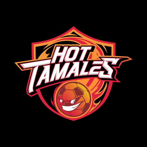 5-6 year olds need a soccer team logo! HOT TAMALES Design by indraDICLVX