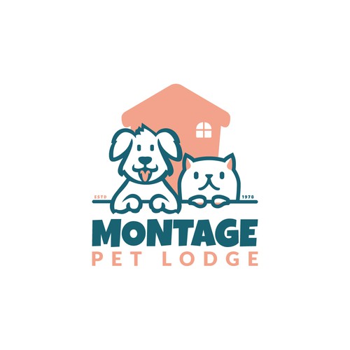 Pet hotel logo Design by BuzzinBranding