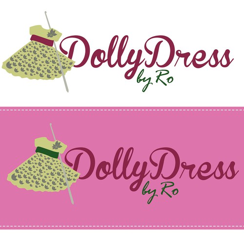 Crear un diseño de logotipo para DollyDressbyRo Design by hbello