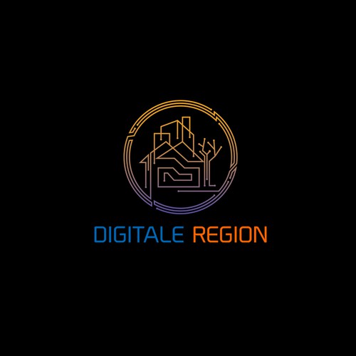 Meaningful and creative logo for our new project "Digital Region" Design by spArt31™