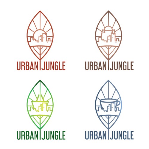 Logo for "Urban Jungle - Bar" - a jungle themed, modern and innovative restaurant Design by emygraph