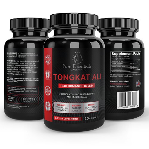 Design di Design a modern product label for my supplement bottle di sazzad_abir